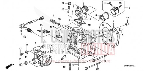 CULASSE NHX110WH8 de 2008